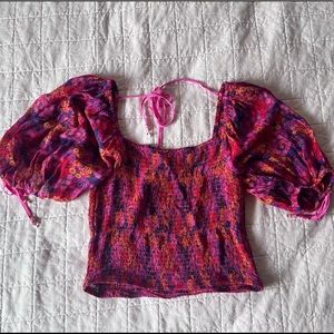 Free People Ruched Shirt